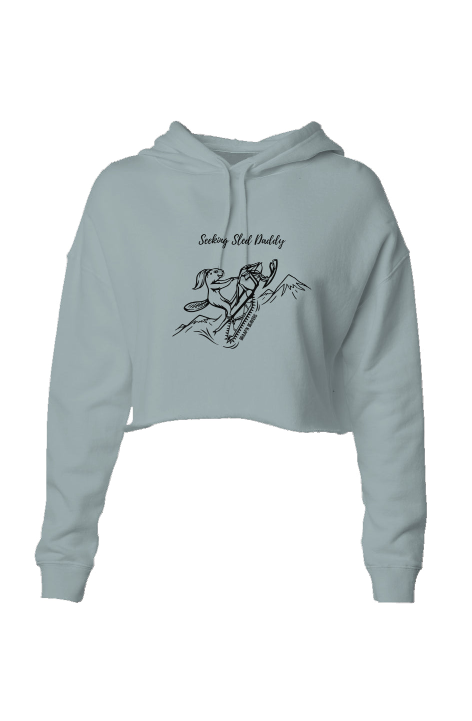 Sled Daddy Lightweight Crop Hoodie