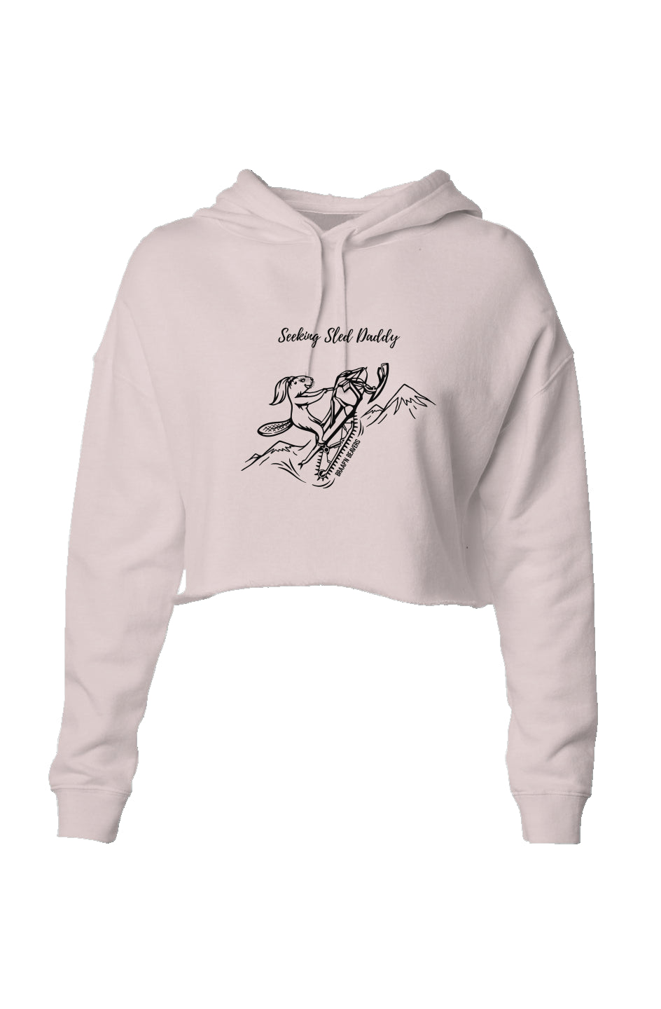 Sled Daddy Lightweight Crop Hoodie